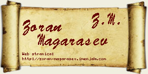 Zoran Magarašev vizit kartica